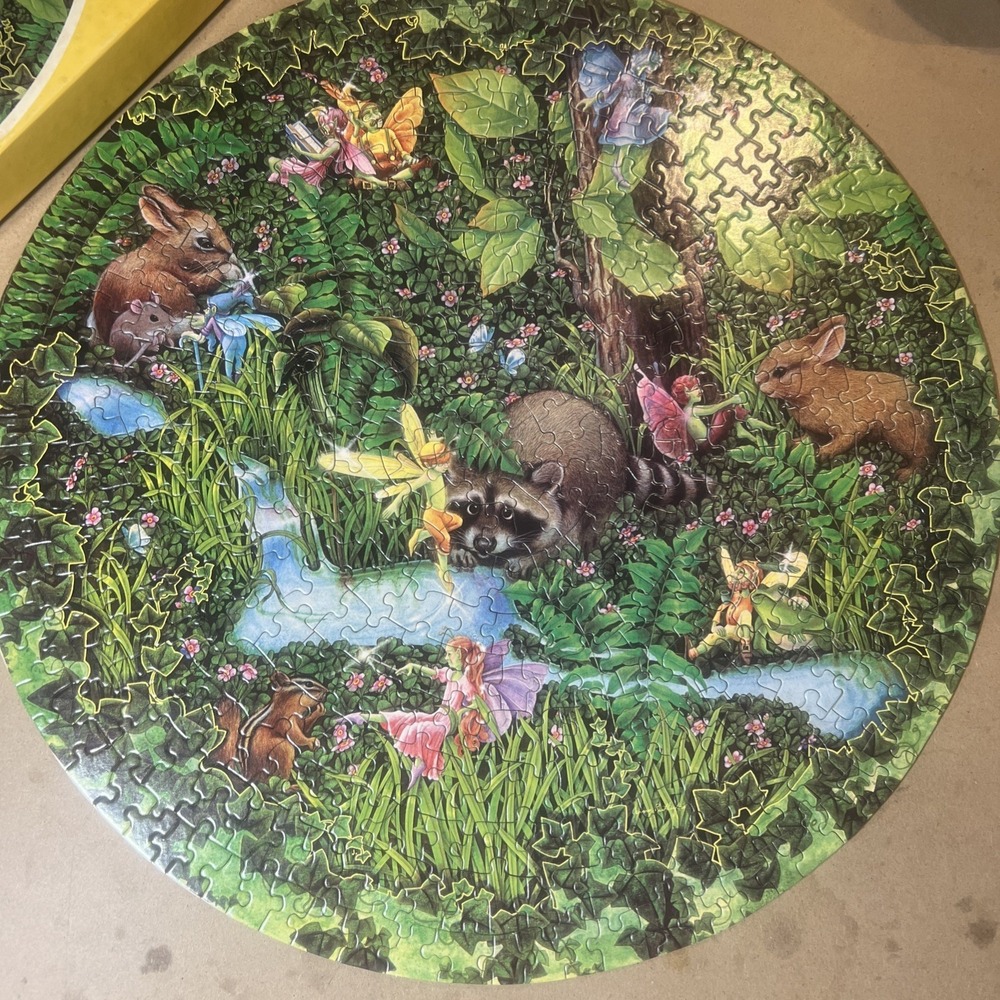 Vintage‎ Eaton Round Jigsaw Puzzle 500 Pcs Fantasia 1980 Complete